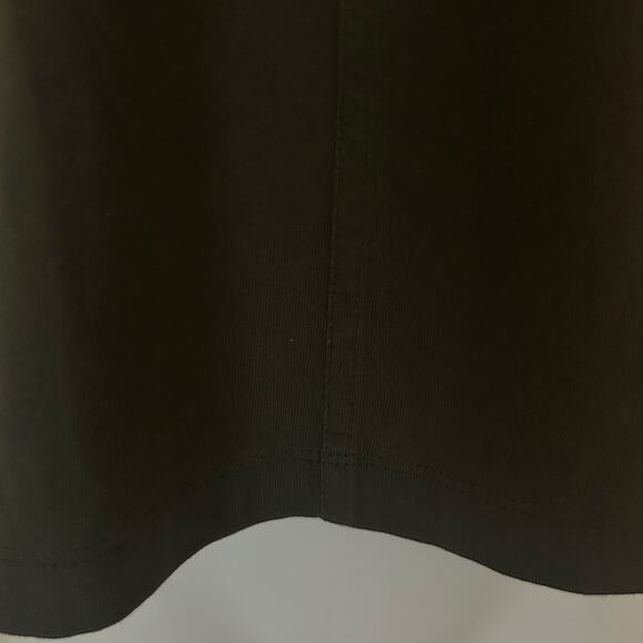 Madewell Women's Crew Neck Puff-Sleeve Relaxed Tee Dark Green XS X-Small New - Picture 6 of 9